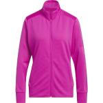 Pinke Unifarbene Atmungsaktive adidas Zip Hoodies & Sweatjacken mit Reißverschluss aus Polyester für Damen 