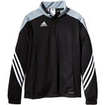 adidas Jungen Sweatshirt Sereno14 Trainingstop, Black/Silver/White, 116