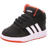 Schwarze adidas Hoops High Top Sneaker & Sneaker Boots für Kinder Größe 26 