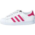 adidas Jungen Unisex-Kinder Superstar Foundation Basketballschuhe, Elfenbein (Footwear White/Bold Pink/Footwear White), 29 EU