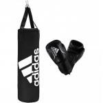 Adidas Junior Boxing Set schwarz/weiß