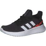 adidas Unisex Kaptir 2.0 Running Shoe, Core Black/Cloud White/Solar Red, 39 1/3 EU