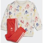 Adidas Kids x Disney Micky Maus Jogginganzug Chalk white/bold Gold/bright red/better scarlet (IB4846)