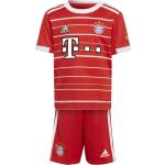 Rotes adidas Performance FC Bayern Fußball-Zubehör für Jungen zum Fußballspielen - Heim 2022/23 