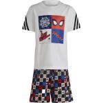 Reduzierte Schwarze adidas Performance Spiderman Kinderoutfits & Kindersets aus Baumwolle für Jungen Größe 122 