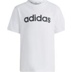 Reduzierte Weiße adidas Performance Essentials Kinder T-Shirts aus Baumwolle für Jungen Größe 104 
