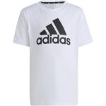 Reduzierte Weiße adidas Performance Essentials Kinder T-Shirts aus Baumwolle für Jungen Größe 110 