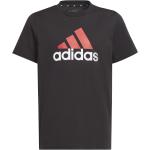 Reduzierte Schwarze adidas Performance Kinder T-Shirts aus Baumwolle für Jungen Größe 128 