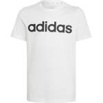Weiße adidas Performance Kinder T-Shirts aus Baumwolle für Jungen Größe 164 