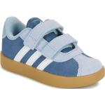 Blaue adidas Court Low Sneaker aus Leder für Kinder Größe 19 