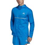 adidas Lauf-Trainingsjacke Own The Run Colorblock (regulär, AEROREADY Technologie) blau Herren