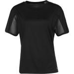 Reduzierte Schwarze adidas Performance T-Shirts mit Cutwork aus Mesh für Damen Größe XS 