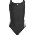 Schwarze adidas Performance Sportbadeanzüge & Schwimmanzüge für Kinder aus Polyamid für Mädchen Größe 104 