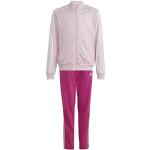 adidas Mädchen Tracksuit G 3S Ts, Top:Clear Pink/White Bottom:Semi Lucid Fuchsia/White, IC0113, 164