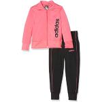 adidas Mädchen Tracksuit YG PES TS, REAL PINK S18/black/REAL PINK S18, 1314Y, EH6148