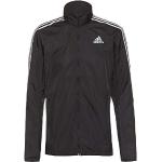 Adidas Marathon 3 stripes Jacket black white