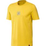 Reduzierte Gelbe adidas T-Shirts für Herren Größe XS 