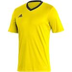 Reduzierte Gelbe adidas V-Ausschnitt T-Shirts für Herren Größe 3 XL 