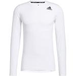 adidas Mens Techfit Shirt, White, XL