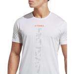 Beige adidas Terrex Agravic T-Shirts aus Polyester für Herren 