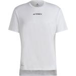 Weiße adidas Terrex T-Shirts aus Jersey für Herren Größe L 