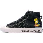 Schwarze adidas Nizza Hi High Top Sneaker & Sneaker Boots aus Textil für Kinder Größe 38,5 