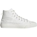 Weiße adidas Nizza Hi High Top Sneaker & Sneaker Boots aus Canvas für Herren Größe 42 