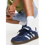 Marineblaue Gestreifte adidas Originals Low Sneaker mit Schnürsenkel aus Textil leicht für Herren Größe 48,5 