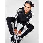 Schwarze Sportliche adidas Originals Zip Hoodies & Sweatjacken mit Reißverschluss mit Kapuze für Damen Größe L 