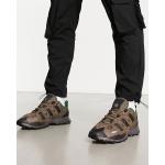 Reduzierte Braune adidas Originals Low Sneaker aus Textil für Herren Größe 42,5 