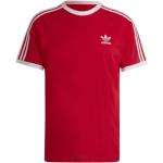 Rote Kurzärmelige adidas Originals T-Shirts aus Baumwolle für Herren Größe S 