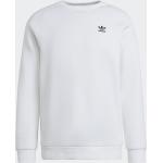Weiße Casual adidas Essentials Rundhals-Ausschnitt Herrensweatshirts Größe XL 