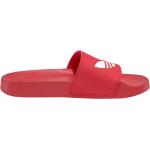 Rote adidas Originals Badeschlappen für Herren Größe 43 