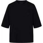 Schwarze Kurzärmelige adidas Essentials T-Shirts aus Baumwolle für Herren Größe XS 
