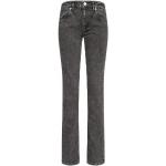 Graue Bestickte adidas Originals Jeans mit Stickerei mit Reißverschluss aus Baumwolle für Damen Größe XS Weite 27, Länge 32 