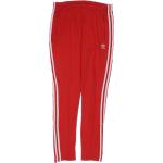 Rote adidas Originals Stoffhosen für Damen Größe S 