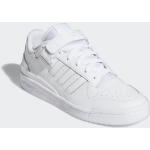 Weiße adidas Originals Low Sneaker aus Leder für Herren Größe 42,5 