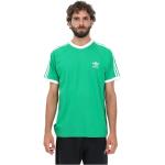 Reduzierte Grüne adidas Originals T-Shirts aus Baumwolle für Herren Größe XL für den für den Herbst 