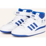 Blaue adidas Originals High Top Sneaker & Sneaker Boots mit Klettverschluss aus Leder für Herren 