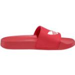 Rote adidas Originals Badeschlappen mit Riemchen in Normalweite leicht für Herren Größe 39 