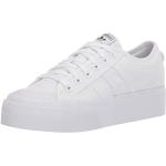 adidas Originals Nizza Plateau-Sneaker für Damen, Weiß/Weiß/Weiß, 42 EU