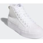 Weiße adidas Nizza High Top Sneaker & Sneaker Boots aus Textil Leicht für Herren Größe 40,5 