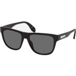 Schwarze adidas Originals Quadratische Sonnenbrillen mit Sehstärke aus Kunststoff für Herren 