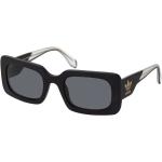 Schwarze adidas Originals Rechteckige Rechteckige Sonnenbrillen aus Kunststoff für Herren 