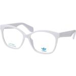 Weiße adidas Originals Kunststoffbrillen für Damen 