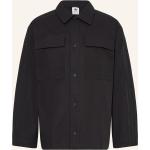 Schwarze adidas Essentials Kentkragen Hemden mit Kent-Kragen mit Galonstreifen aus Baumwolle für Herren 
