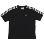 Schwarze Oversize adidas Originals T-Shirts für Damen Größe M 
