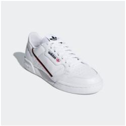Sneaker ADIDAS ORIGINALS "CONTINENTAL 80" cloud white, scarlet, collegiate navy Schuhe Damenschuh Herrenschuh Retrosneaker Skaterschuh