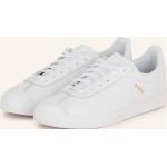 Weiße adidas Originals Low Sneaker aus Glattleder für Damen Größe 38,5 