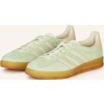 Hellgrüne Gestreifte adidas Originals Low Sneaker aus Glattleder für Damen Größe 39 